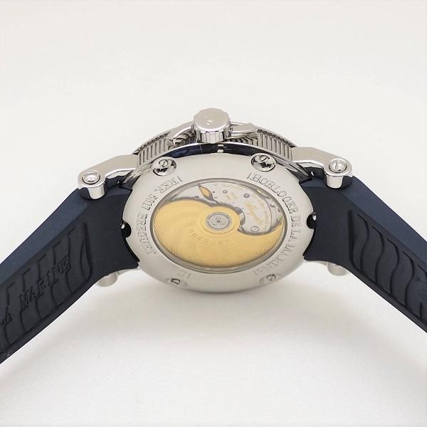 Breguetブレゲ マリーンⅡ 5817 ラバーベルト ブルー　レア　希少 5817BR/Z2/5V8 ブラック Breguet（ブレゲ）マリーンII ラージ