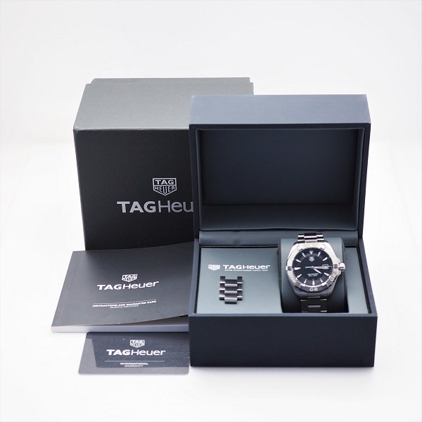 中古】【国際保証書有】 TAG HEUER (タグ・ホイヤー) アクアレーサー 300M ブラック WAY1110.BA0928 - 六本木 時計 専門店PROUD(プラウド)