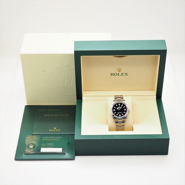 中古】【国際保証書2022年1月】 ROLEX (ロレックス) エクスプローラー I 36mm 2021年新作 124270 - 六本木  時計専門店PROUD(プラウド)