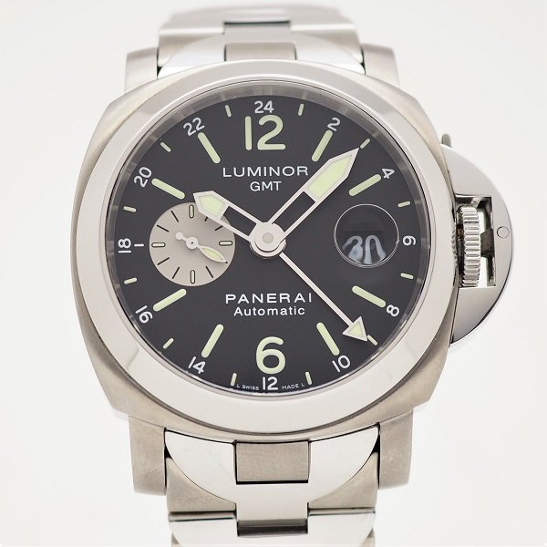 中古】【国内正規保証書2007年7月】 PANERAI (パネライ) ルミノール GMT 44mm PAM00161(OP6695) J番 - 六本木  時計専門店PROUD(プラウド)