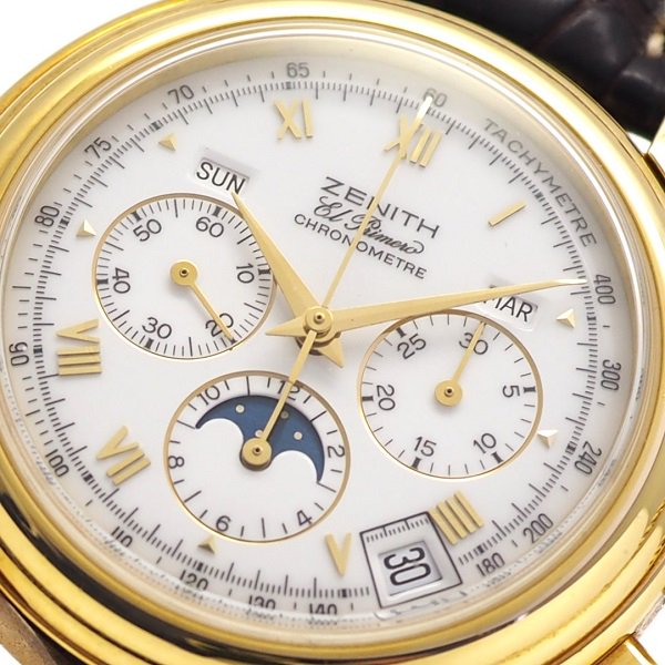 中古】 ZENITH (ゼニス) クロノマスター エルプリメロ トリプル ...