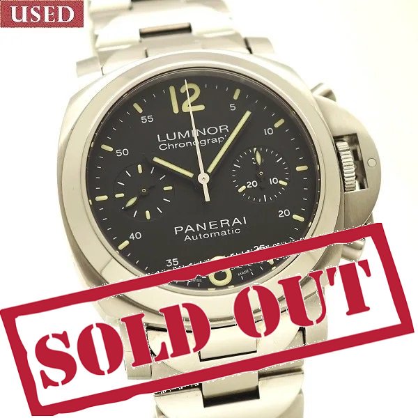 中古】【国際保証書有】 PANERAI (パネライ) ルミノール クロノグラフ 40mm N番 PAM00310 - 六本木  時計専門店PROUD(プラウド)