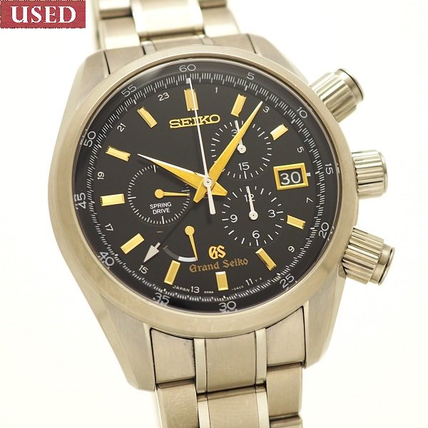 中古】 GRAND SEIKO (グランドセイコー) スプリングドライブ クロノ