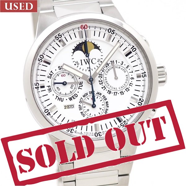 中古】【仕上げ済】 IWC GST パーペチュアルカレンダー ホワイト IW375619 - 六本木 時計専門店PROUD(プラウド)