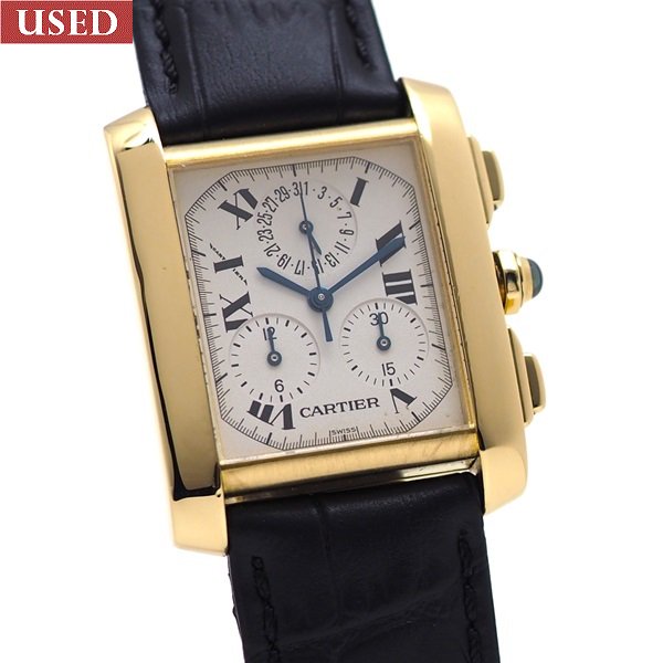 中古】 CARTIER (カルティエ) タンクフランセーズ クロノリフレックス XL YG W5000556 - 六本木  時計専門店PROUD(プラウド)