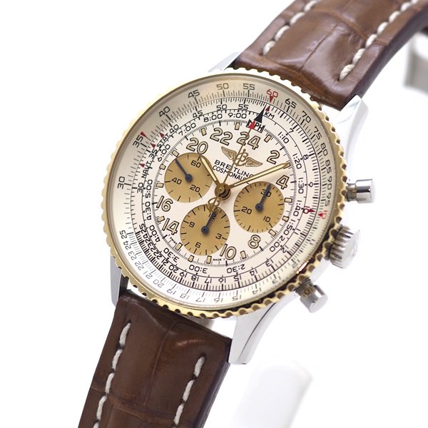 中古】 BREITLING (ブライトリング) ナビタイマー コスモノート クロノグラフ 手巻き シルバー D12023 - 六本木  時計専門店PROUD(プラウド)