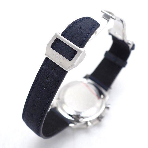 中古】 IWC ポルトギーゼ クロノグラフ シルバー 金針 IW371445