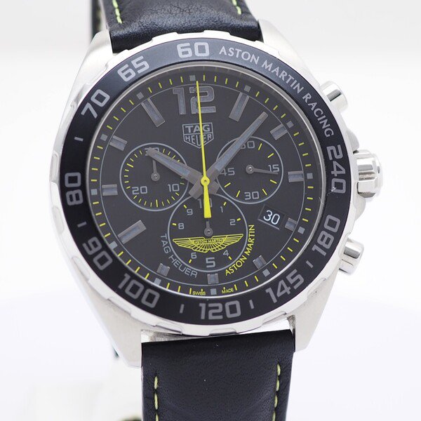 中古】 TAG Heuer（タグ・ホイヤー）フォーミュラ1 クロノグラフ クォーツ アストンマーティン スペシャルエディション  CAZ101P.FC8245 - 六本木 時計専門店PROUD(プラウド)