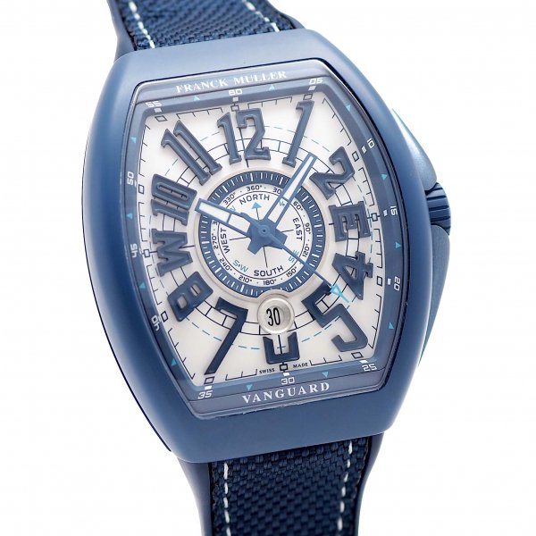 【WEB限定商品】【新品】FRANCK MULLER （フランク ミュラー） ヴァンガード マリナー　ブルーセラミック　V45SC DT  MARINER CER - 六本木 時計専門店PROUD(プラウド)