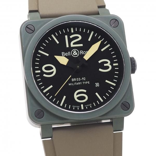 Bell＆Ross ベル＆ロス BR03-92-CK MILITARY 自動巻き 中古】BELL&ROSS（ベルアンドロス）BR03-92 ミリタリー