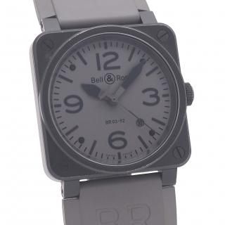 šۡڹݾڽ BELL&ROSS (٥&) BR03-92 ޥ PVD 42mm 졼ʸ Ref.BR03-92-S