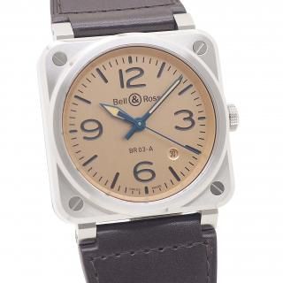 ̤Ÿʡۡڹݾڽ2024ǯBELL&ROSSʥ٥륢ɥ) BR03 åѡ41mm ɥåѡʸ Ref.BR03A-GB-ST/SCA