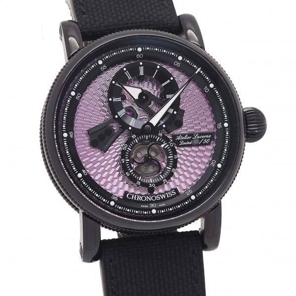 【中古】【国際保証書】CHRONO SWISS(クロノスイス) フライング レギュレーター オープンギア ピンクパンサー 限定生産50本 CH-8755.1-PIBK