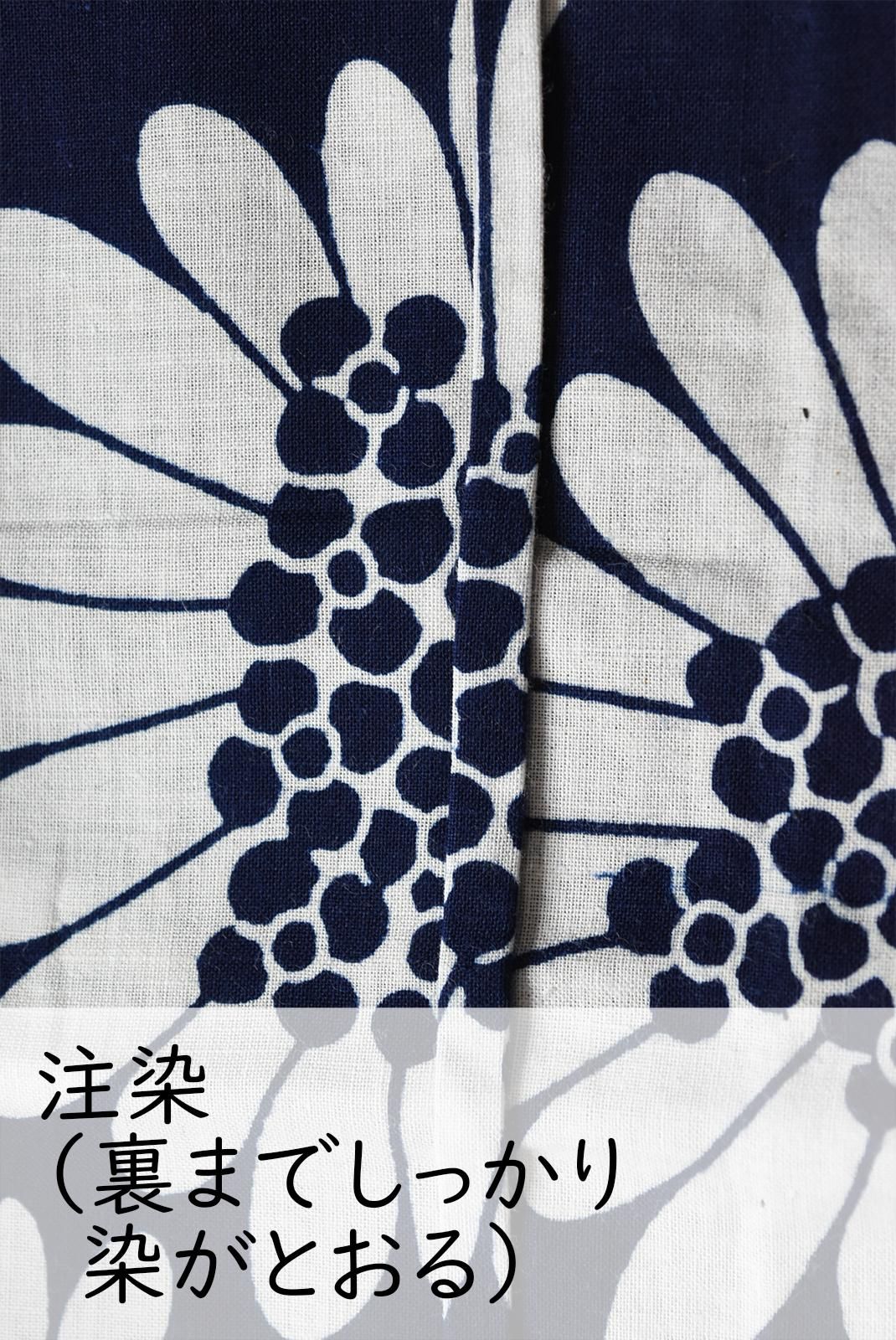 昭和ビンテージ　浴衣反物　牢堅染色　美品 VINTAGE - 注染浴衣 アンティーク 昭和レトロ 一点物 おまけあり