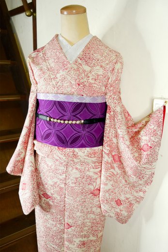 着物リメイク】四季草花kimonoセットアップ | www.harlotrugby.com