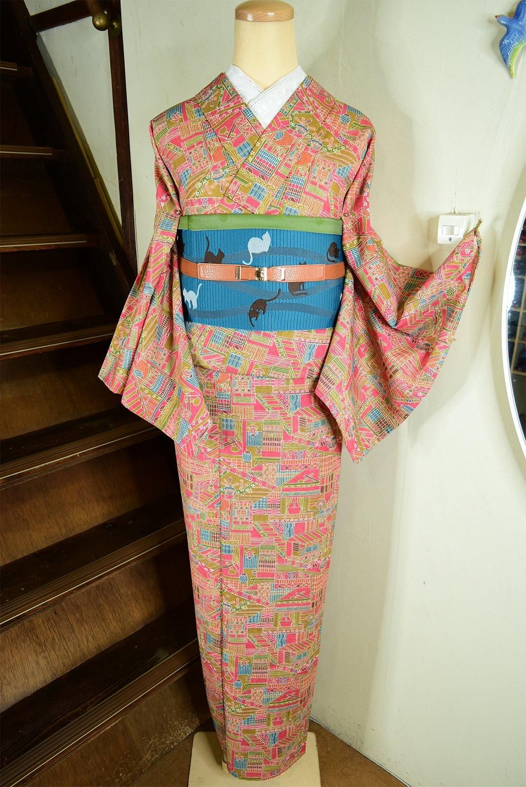 D 美品 単衣 浜ちりめん 高砂縮緬 色無地 正絹 着物 身丈161 裄65 D 美品 単衣 浜ちりめん 高砂縮緬 色無地 正絹 着物 身丈161 裄65 着物