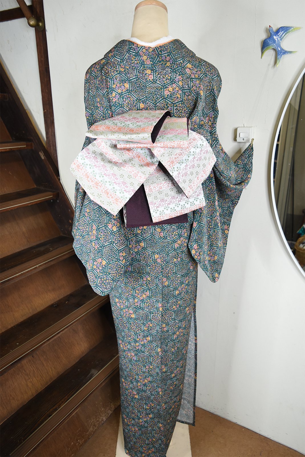 名物裂のような古典縞模様美しい半幅帯 - アンティーク着物・リサイクル着物のオンラインショップ　姉妹屋