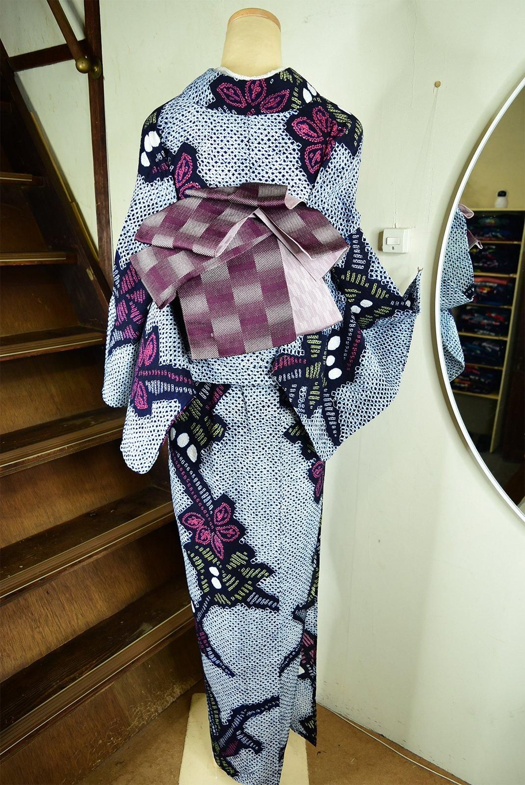 ★専用　有松鳴海　絞り　鹿の子　浴衣 楽天市場】＜夏物SALE5％オフ＞【フリーサイズ】浴衣 有松絞り