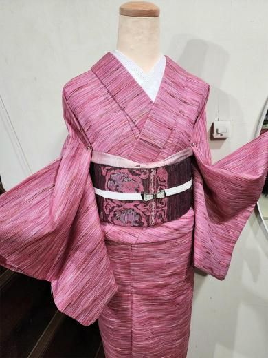 専用です☆大正浪漫アンティーク個性的着物とカラフル帯セット アンティーク大正浪漫個性的カラフル着物と帯セット