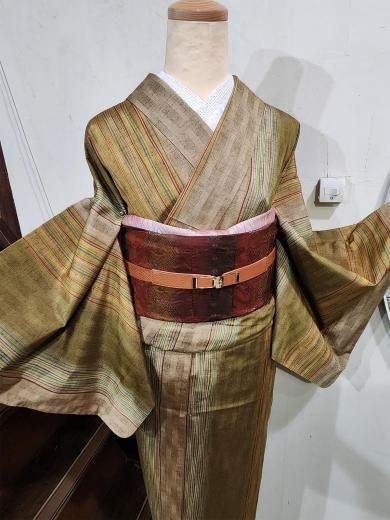 【8月末までセール中】蝶模様 着物 袷 146cm 61cm 8月末までセール中】蝶模様 着物 袷 146cm 61cm 8月末までセール