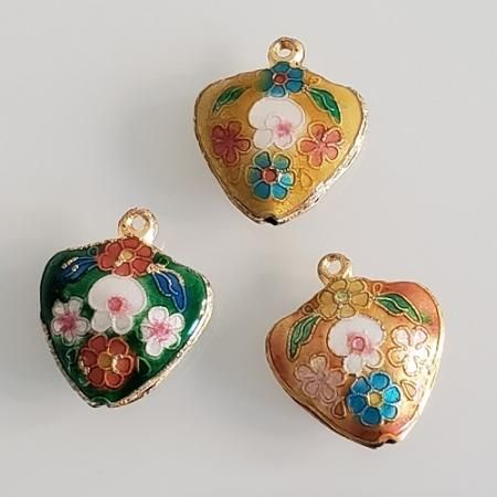 高価値 七宝焼きの飾り（ハート） - POJAGI工房koe オンラインショップ 絵画
