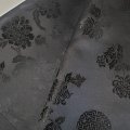 ポリエステル製韓国伝統模様布2種セット（黒/黒）
