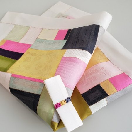絹のサンポ（覆い布） - POJAGI工房koe オンラインショップ