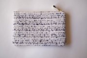 Tweed pouch navy