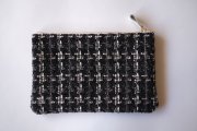 Tweed pouch black2