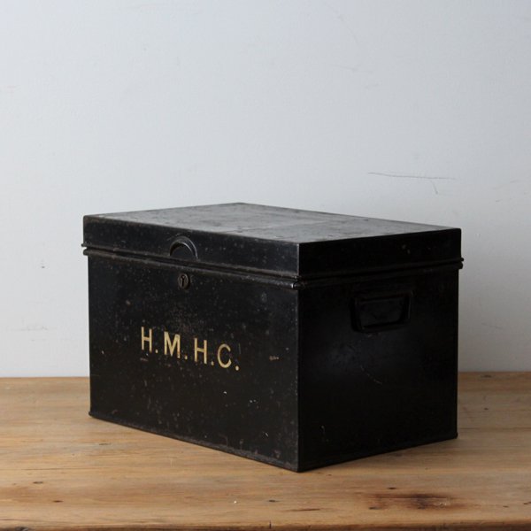 Vintage（ヴィンテージ） Metal deed box：ビンテージ | 什器/装飾品 | イギリス製 | カーフ/ブラックボード、目黒通り北欧 アンティーク・ヴィンテージ家具、インテリア