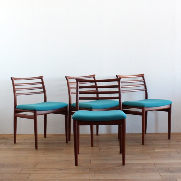 Vintage|ヴィンテージ|Dining chair|4脚set |Erling Torvits|エー 