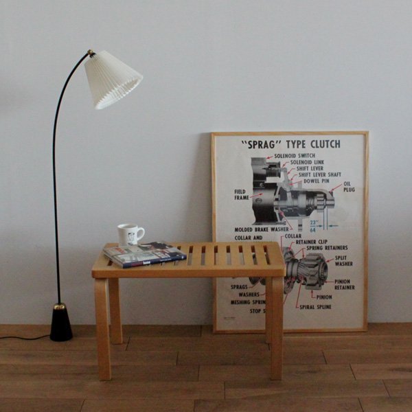 Vintage（ヴィンテージ） Bench ( ARTEK ) / Alvar Aalto | カーフ