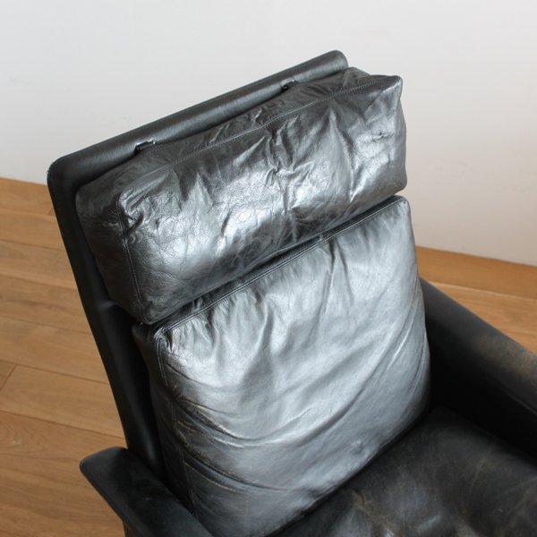 VintageIヴィンテージ|Hans Olsen|ハンスオルセン｜ 1seat sofa|ミッドセンチュリーモダン | ソファ | デンマーク製 |  カーフ/ブラックボード、目黒通り北欧アンティーク・ヴィンテージ家具、インテリア