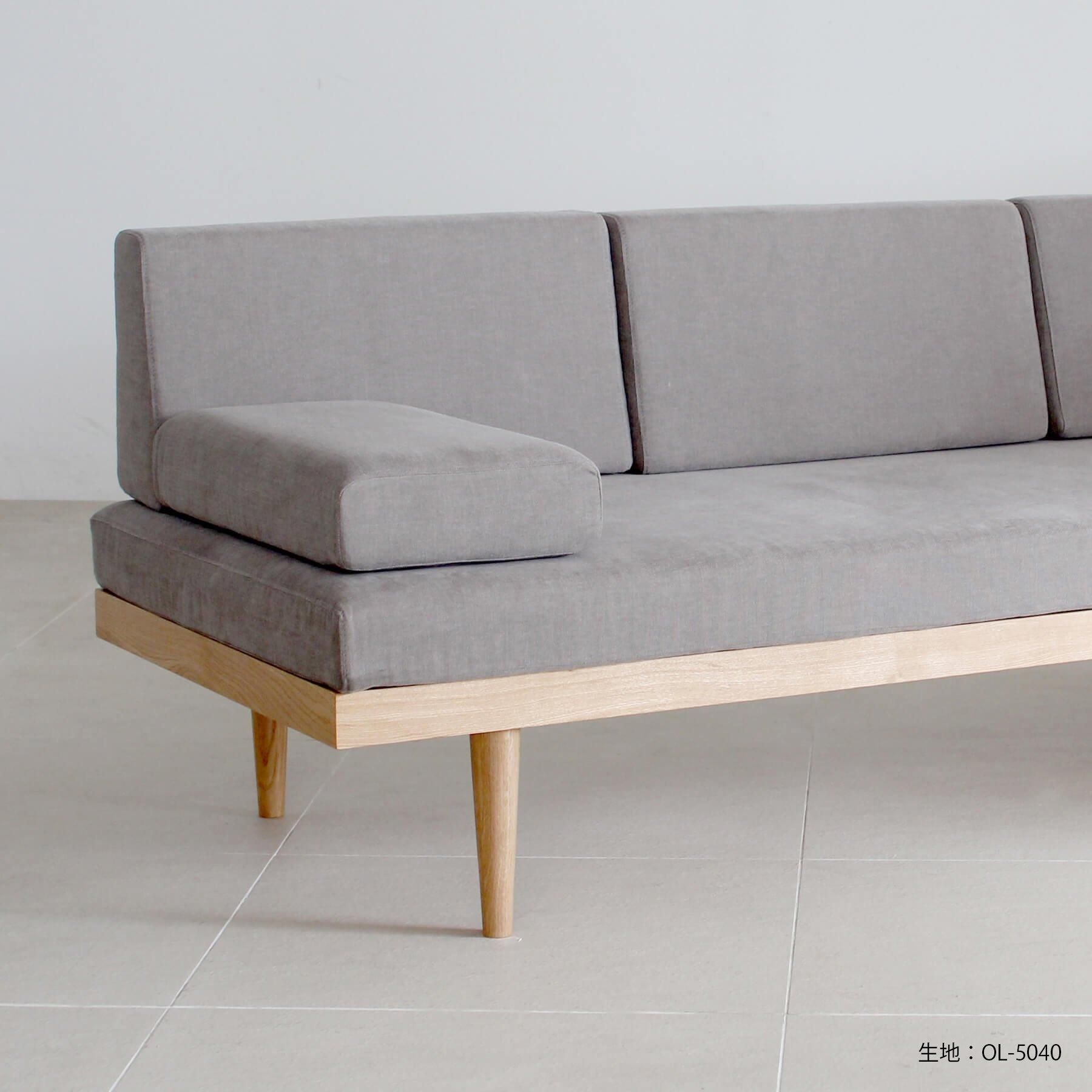 人気No.1 美品 Karf カーフ MODULAR_SOFA BED グレイ ソファベッド ...