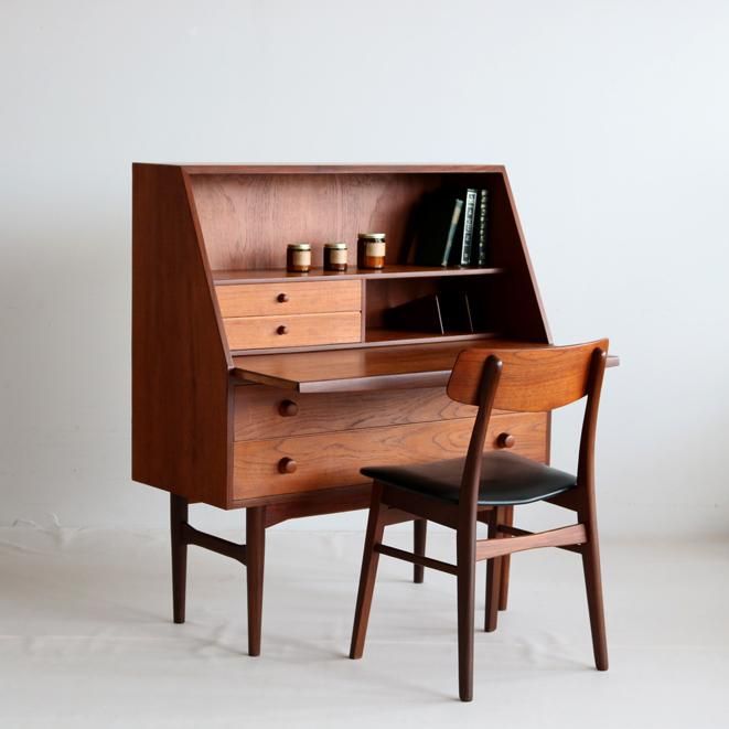 北欧ヴィンテージ Vintage Writing Bureau ライティングビューロー ...