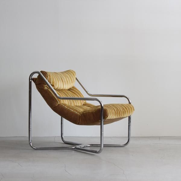 1970年代ネロクラーケンヴィンテージアームチェア・オットマン