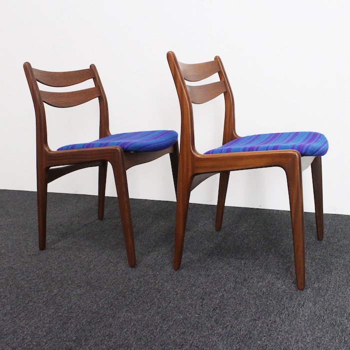 Vintage Dining chair 2脚セット ｜ 北欧家具・北欧ビンテージ家具ブラックボードつくば｜Online Shop