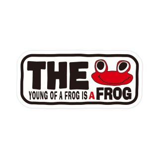 蛙の子は蛙｜ コトワザステッカー　PS205