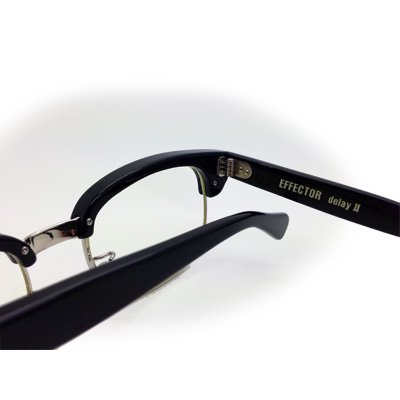 EFFECTOR　delay2　BLK/SV - 正視堂眼鏡店WEBショップ - 有名眼鏡ブランド日本正規取扱店　 眼鏡ネット販売。全商品送料無料！全フレーム度入りレンズ対応！