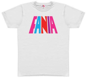 fania logo t-shirts white