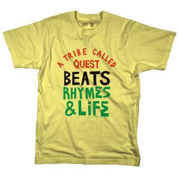MERCH DIRECT / A Tribe Called Quest - Beats, Rhymes And Life (T-Shirts/Yellow)