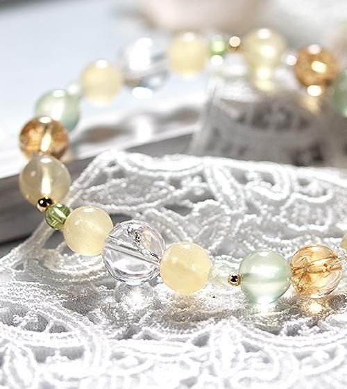 虹の煌めきが未来を照らす【アイリスクォーツ＆シトリン】デザイン