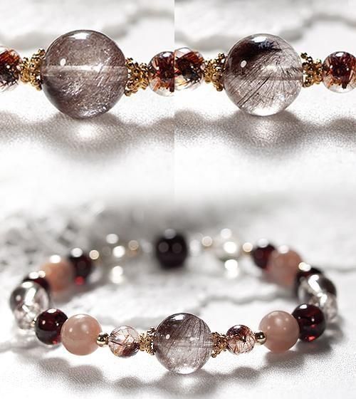 レッドブラウンルチル＆スターガーネット【直感と女性の魅力を高める光