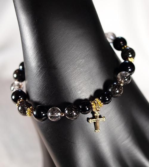 ブラックルチルクォーツ＆エレスチャル【叡智と直観を授ける守護の光