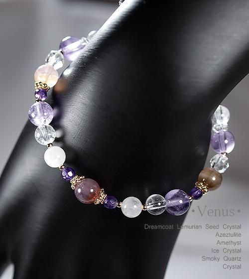 底値！希少　ドリームコートレムリアン　ブレスレット　大珠15〜15.5センチ ドリームコートレムリアンシードクリスタル - 吉祥寺の天然石の