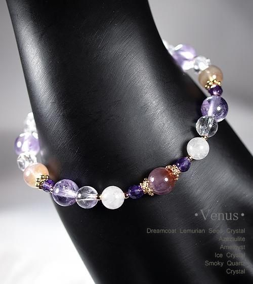 ドリームコートレムリアンシードクリスタル＆アゼツライト【光の