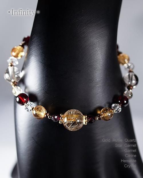 ゴールドルチル×スターガーネット】魅力開花＊明るさを引き出す大人