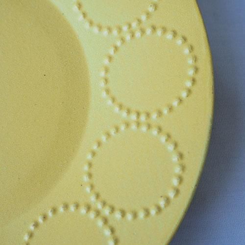 tambourine plate(大) yellow mina perhonen ミナペルホネン tambourine plate(大) yellow mina perhonen ミナペルホネン