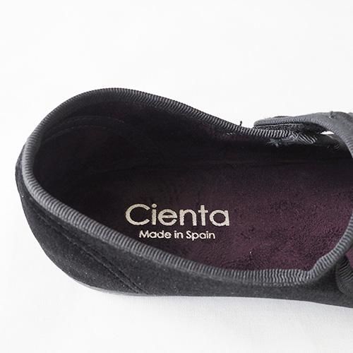 フォーマルストラップ ベロアBlack 23-28(14-17cm) cienta