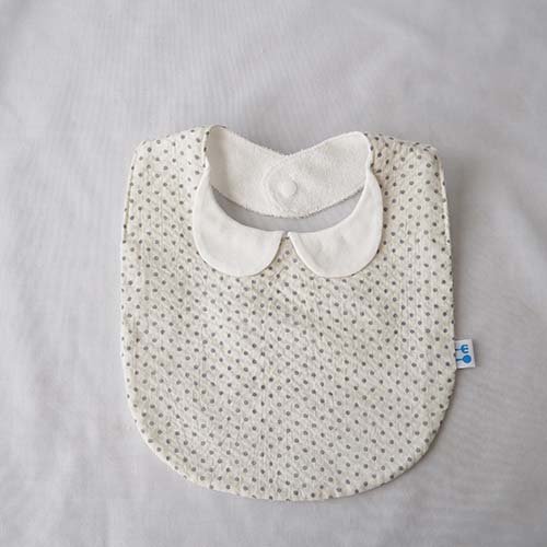 ドット衿付スタイ Ivory Creme Chantilly クリームシャンティー 人気ブランドの子供服通販 ことり Katvigbleu Horizon等の人気ブランドを取り扱い